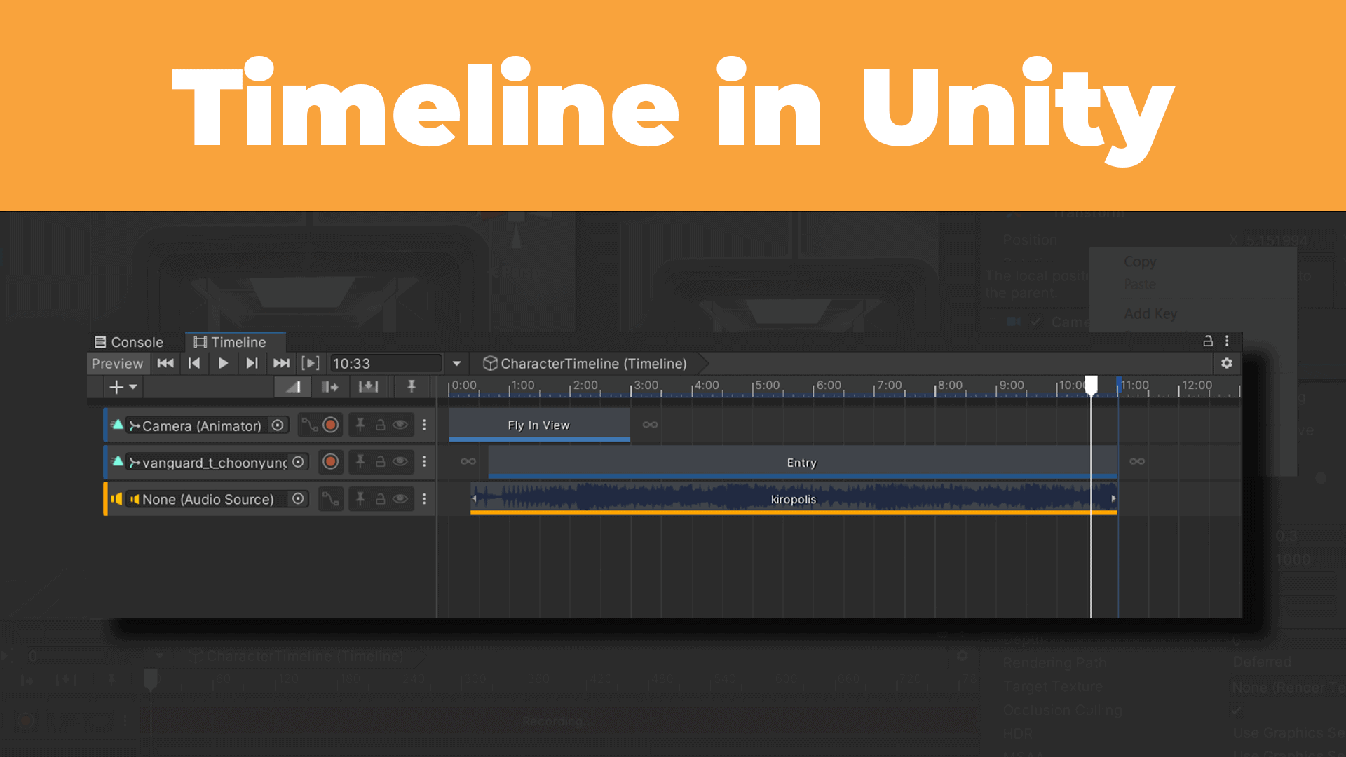 Read more about the article Animationen und Cutscenes mit Timeline in Unity