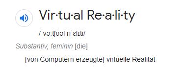 Was ist Virtual Reality