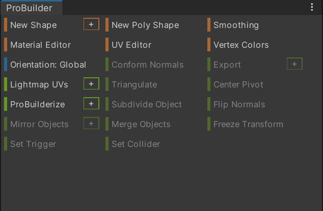 Unity 3D Tutorial - ProBuilder Window